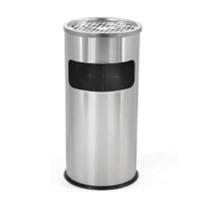 stainless steel trash can for hotel lobby