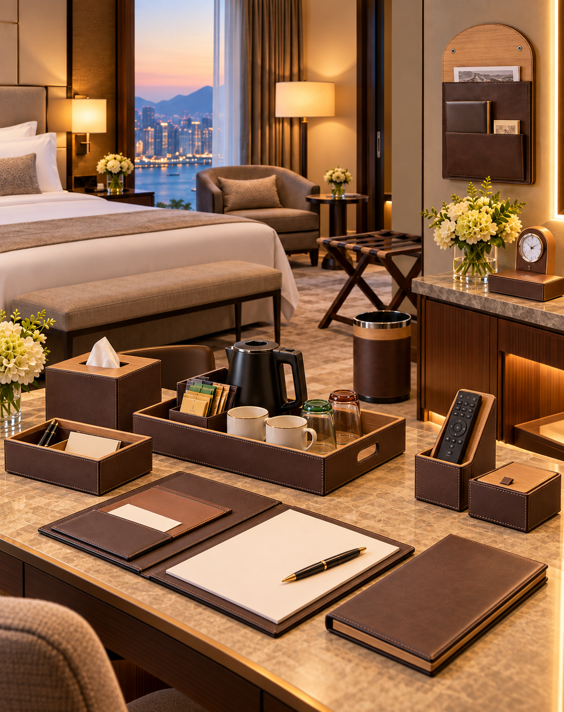 China Custom hotel room amenities factory